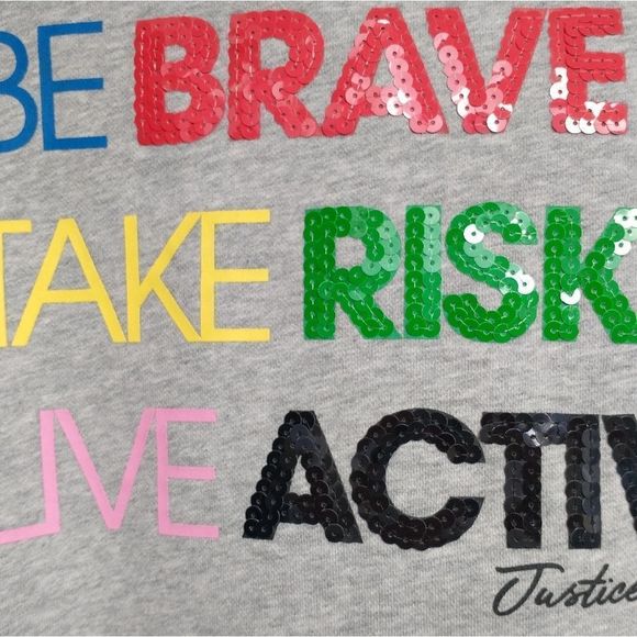 Justice Active Sport hoodie, size 12 - Picture 3 of 6